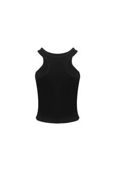 Black Irregular Vest - ANN ANDELMAN