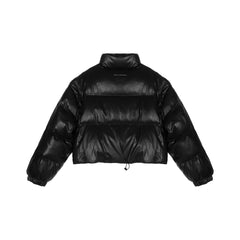 Black Short Down Jacket - ANN ANDELMAN