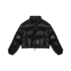 Black Short Down Jacket - ANN ANDELMAN