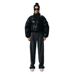 Black Short Down Jacket - ANN ANDELMAN