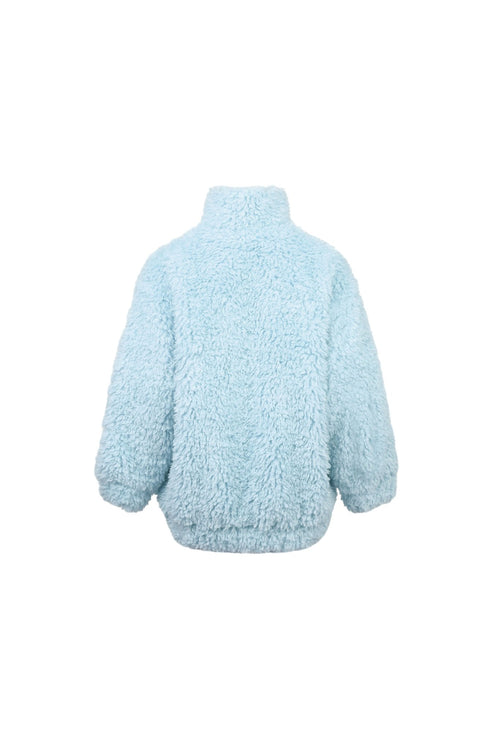 Blue Wool Jacket - ANN ANDELMAN