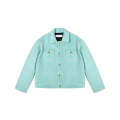 Blue Woolen Jacket - ANN ANDELMAN