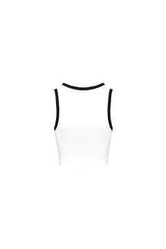 Crystal Vest White - ANN ANDELMAN