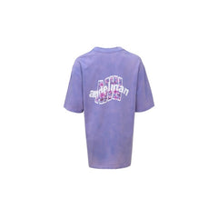 Floral Short Sleeve Purple - Ann Andelman Official