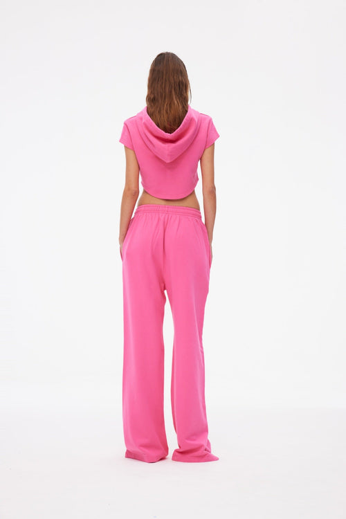 Gothic Crystal Long Pants Pink - ANN ANDELMAN