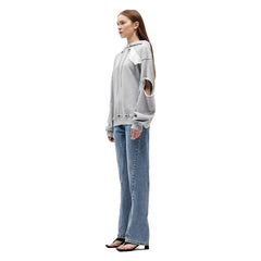 Grey Destruction Sweater - ANN ANDELMAN