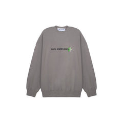 Grey Logo Sweater - ANN ANDELMAN