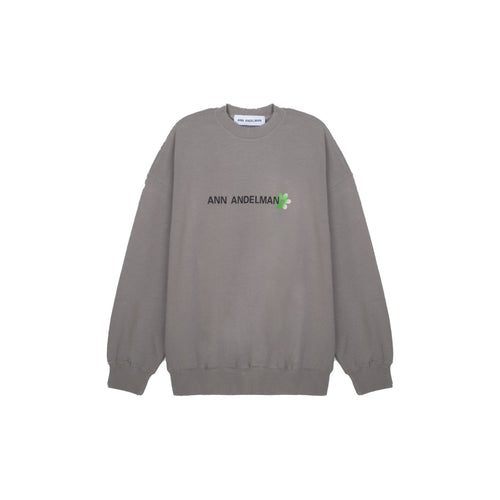 Grey Logo Sweater - ANN ANDELMAN