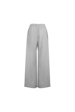 Grey Rhinestone Sweatpants - ANN ANDELMAN