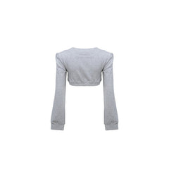 Grey Sheath Sweater - ANN ANDELMAN