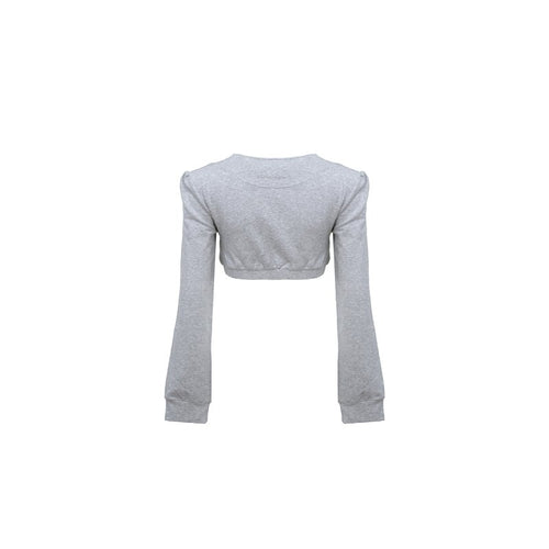 Grey Sheath Sweater - ANN ANDELMAN