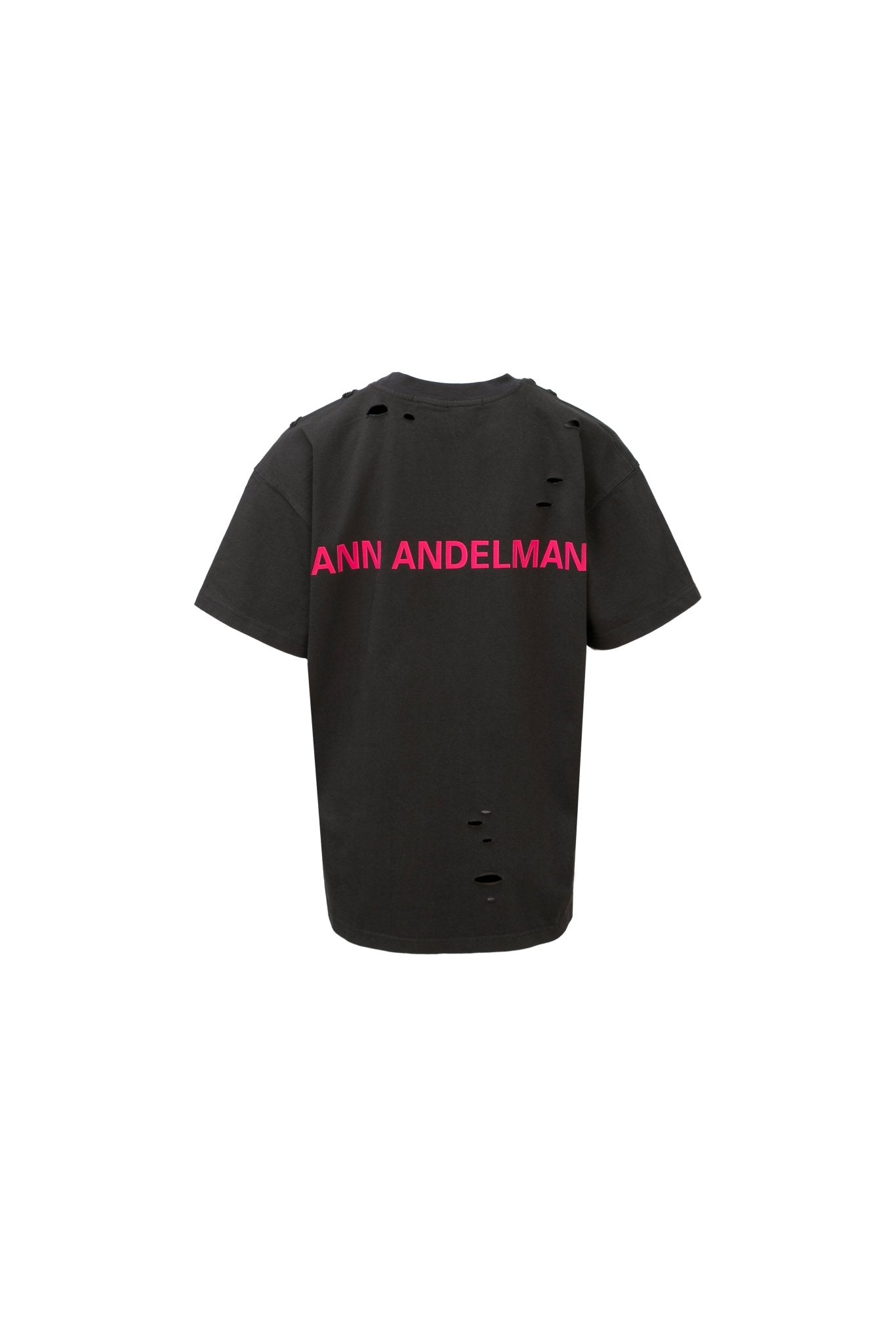 ANN ANDELMAN Grey Patchwork Denim Sweatshirt