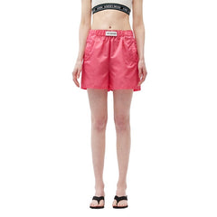 Logo Shorts Red - ANN ANDELMAN