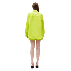 Long-Sleeved Sun Protection Shirt Green - ANN ANDELMAN