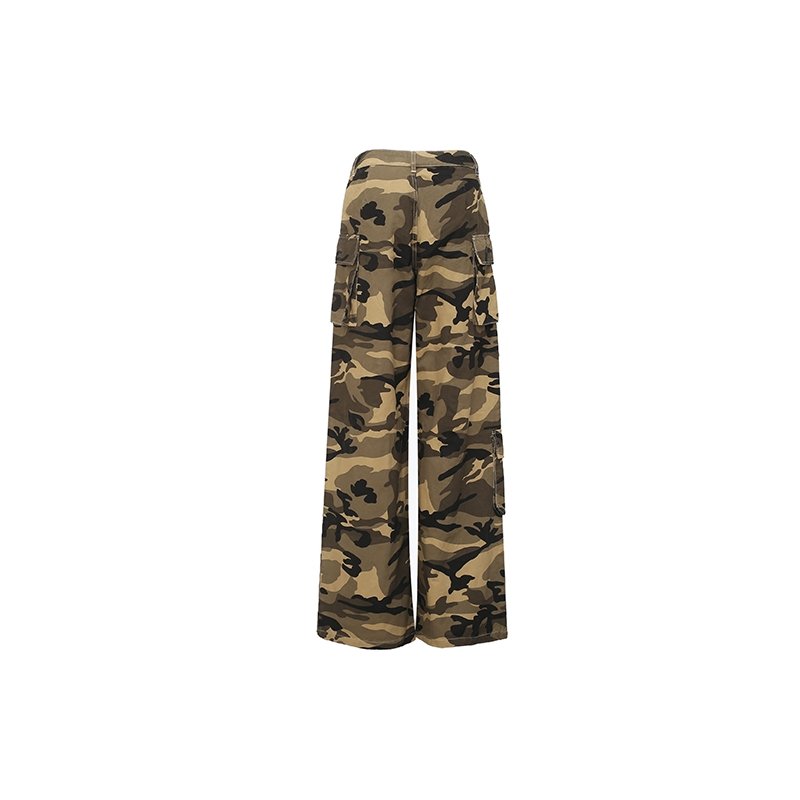 Camo straight hotsell leg pants