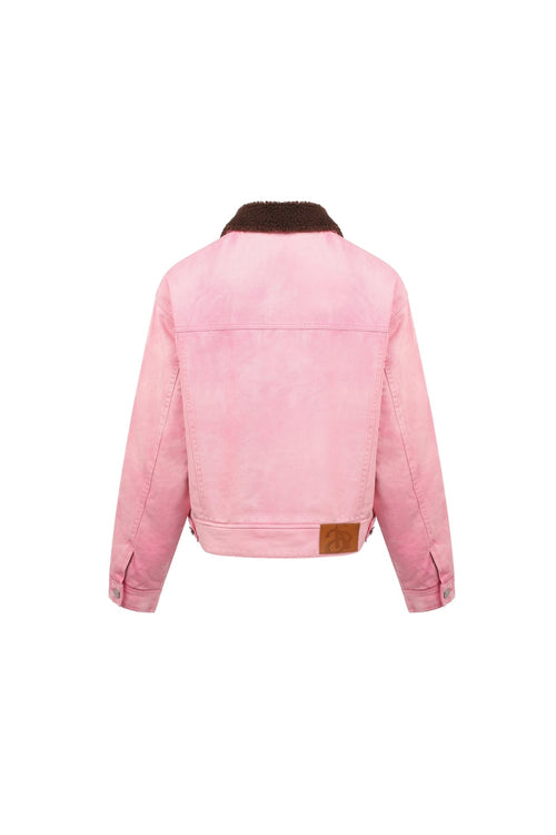 Pink Denim Jacket - ANN ANDELMAN