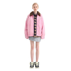 Pink Denim Jacket - ANN ANDELMAN