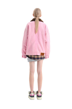 Pink Denim Jacket - ANN ANDELMAN