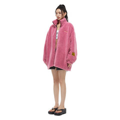 Pink Teddy Coat - ANN ANDELMAN