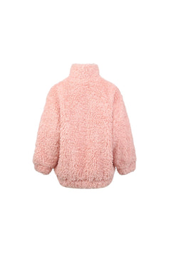 Pink Wool Jacket - ANN ANDELMAN