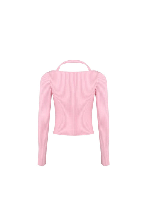 Pink Woolen Cardigan Set - ANN ANDELMAN