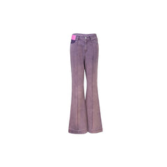 Purple Flared Jeans - ANN ANDELMAN