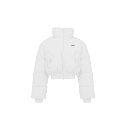 Short Down Jacket White - ANN ANDELMAN