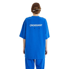 Short Sleeve Slogan Croissant - ANN ANDELMAN