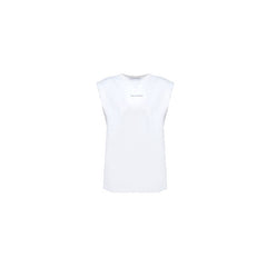 Shoulder Pad Short Sleeves White - ANN ANDELMAN