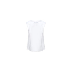 Shoulder Pad Short Sleeves White - ANN ANDELMAN