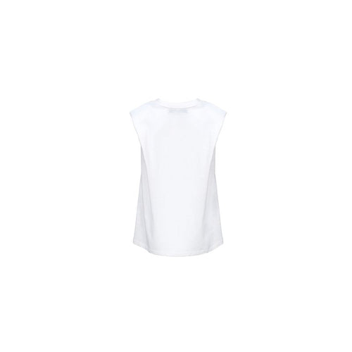 Shoulder Pad Short Sleeves White - ANN ANDELMAN