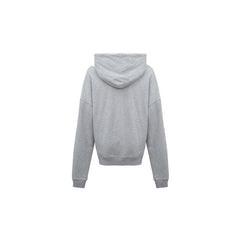 Strapless pullover long-sleeved Hoodie Gray - ANN ANDELMAN