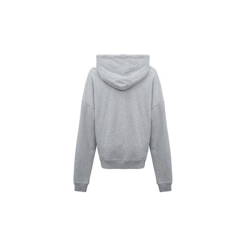 Strapless pullover long-sleeved Hoodie Gray - ANN ANDELMAN