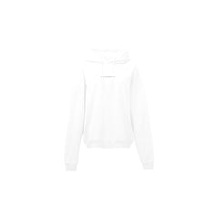 Strapless pullover long-sleeved Hoodie White - ANN ANDELMAN