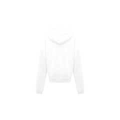 Strapless pullover long-sleeved Hoodie White - ANN ANDELMAN