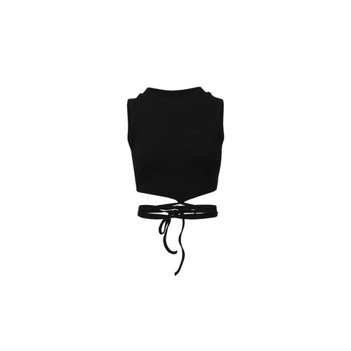 Strappy Vest Black - ANN ANDELMAN