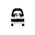 Striped Logo Sweater - ANN ANDELMAN