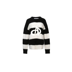 Striped Logo Sweater - ANN ANDELMAN