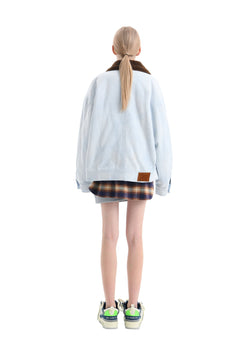 White Denim Jacket - ANN ANDELMAN