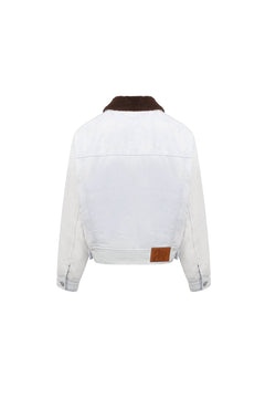 White Denim Jacket - ANN ANDELMAN