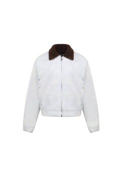 White Denim Jacket - ANN ANDELMAN