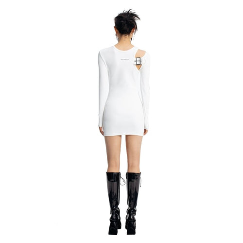 White Long Strapless Long Dress - ANN ANDELMAN