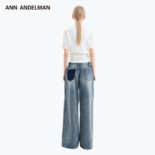 White Pleated Short Sleeves - ANN ANDELMAN