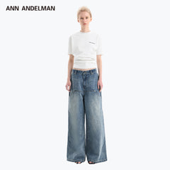 White Pleated Short Sleeves - ANN ANDELMAN