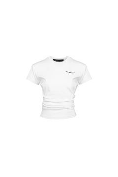 White Pleated Short Sleeves - ANN ANDELMAN