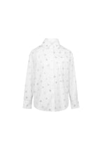 White Rhinestone Shirt - ANN ANDELMAN