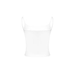 White Rhinestone Tube Top - ANN ANDELMAN