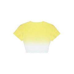 Yellow Dip-Dye T-Shirt - ANN ANDELMAN